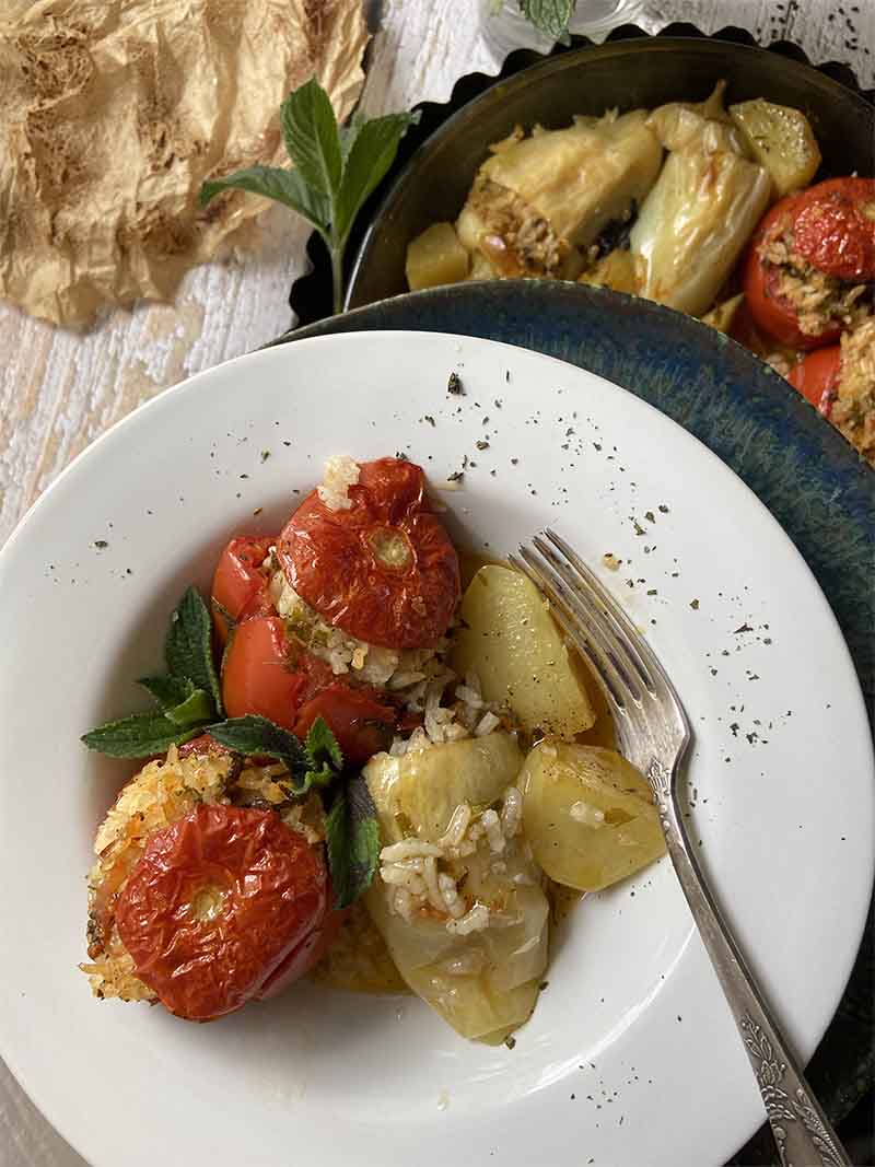 Plněná rajčata s bylinami